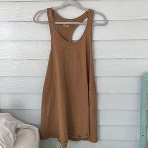 Aerie tan tank dress size small